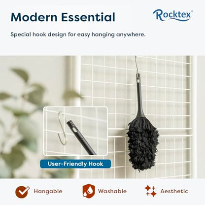 Anti-Static Dusting Brush – Safe for Electronics, Screens, Car Interior & Collectibles – Soft, Non-Scratch, Washable & Reusable