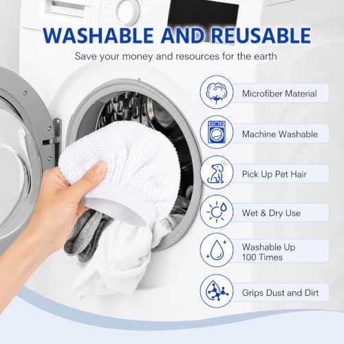 10Pack Microfiber Cloths for Handheld Steam Cleaner Compatible with Bissell Steam Shot, Comforday, PurSteam, Wagner Spraytech, Universal Washable Steam Cleaner Accessories - color: 10PCS