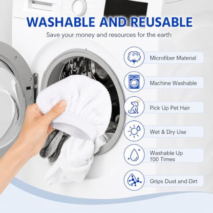 10Pack Microfiber Cloths for Handheld Steam Cleaner Compatible with Bissell Steam Shot, Comforday, PurSteam, Wagner Spraytech, Universal Washable Steam Cleaner Accessories - color: 10PCS