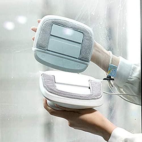 Double-sided Magnetic Window Cleaner Glass Wiper for Double Glazed Windows with Thickness of 0.5"-1.0"(15-24mm) Useful Glass Cleaning Tools