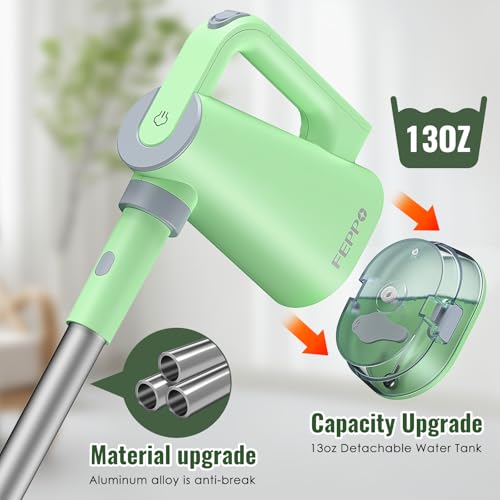 FEPPO Steam Mop & Detachable Handheld Steam Cleaner for Home and Floor Cleaning, 15s Heat-Up, 230°F Floor Steamer for Deep Cleaning with Multi-purpose Attachments Hardwood Floors, Tile,Grout,Furniture