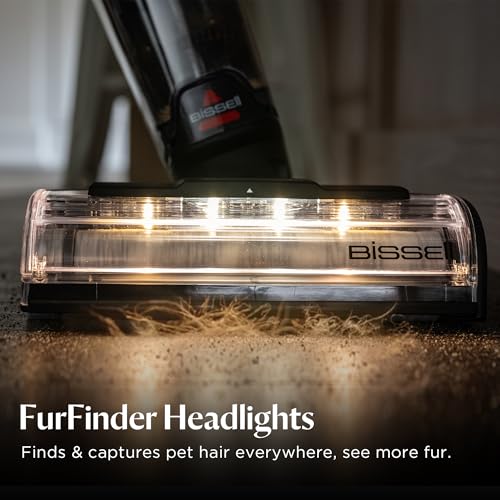 Bissell CrossWave HydroScrub Cordless Wet Dry Vacuum Mop, Floor Cleaner with ZeroGap Edge Cleaning & FurFinder Headlights, 45-Minute Runtime for Hard Floors & Area Rugs, 4275F - style: CrossWave HydroScrub