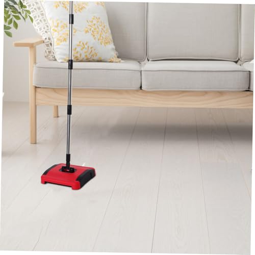 1set Manual Carpet Floor Sweeper with Handle Non-Electric Rubbish Removal Tool for Pet Hair and Debris for Cleaning