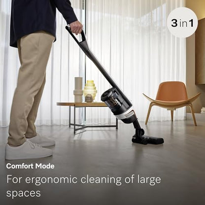 Miele Triflex HX2 Self-Standing Cordless Stick Vacuum Cleaner, 60 min runtime, Lotus White / Rose Gold