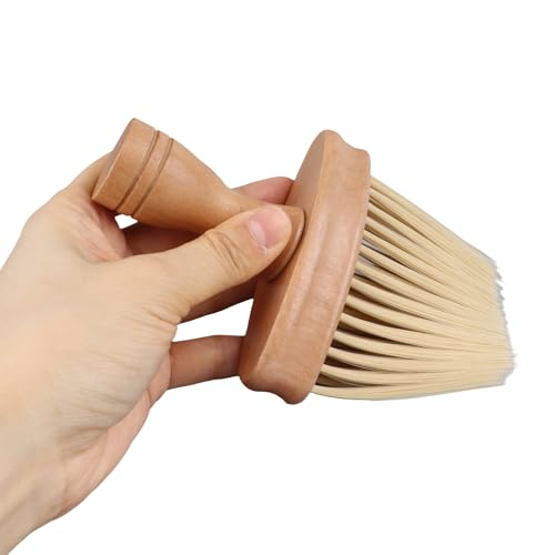 Keyboard Cleaning Brush, Wooden Piano Cleaner Brush, Instrument Dusting Brush Anti-Static Double Sided Ultra Soft Brush, Universal Guitar Laptop Synthesizers Keyboard Brush