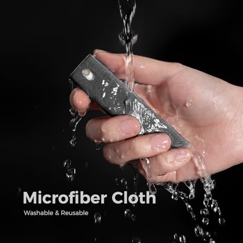 CLICK CLEAN 2Pcs Screen Cleaner, Fingerprint Proof Mist Cleaner Spray, All-in-One Cleaner with Microfiber for All Phones, Laptop and Tablet Screens (Grey + Dark Blue) - color: Grey + Dark Blue