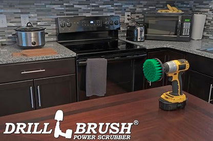 Kitchen Scrubbing Accessories - Stove Cleaning Brush - Cooktop Easy Cleaning Brushes - Griddle Scrubbing Tool - Oven Door Cleaning Brush - Skillet Brush - Kitchen Cleaning Supplies - Countertop Brush - color: Green