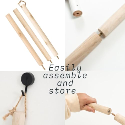 Natural Broom - Indoor Grass Broom - Long Handle Broomstick for House, Garage, Office, Lobby Room, Kitchen - color: Natural
