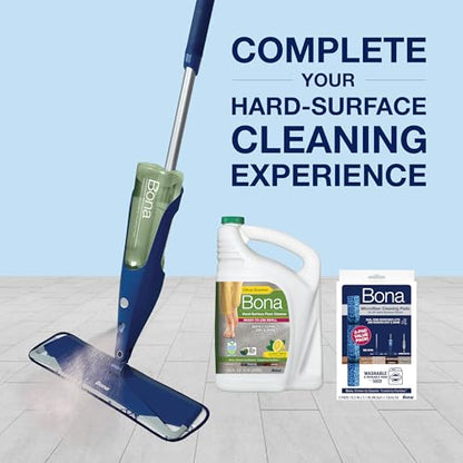 Bona Multi-Surface Floor Cleaner Refill - 96 fl oz - Lemon Mint - Residue-Free Floor Cleaning Solution refill for Spray Mop and Spray Bottles - For Use on Stone, Tile, Laminate, and Vinyl Floors - size: 96 Fl Oz (Pack of 1)