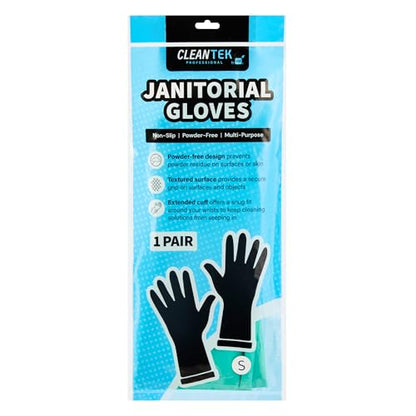 Restaurantware Nitrile Gloves 10 Count 15 mil Chemical Resistant Gloves Abrasion-Resistant Kitchen Cleaning Latex-Free Green - color: Green, size: 10/Small