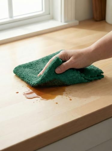 Extra Large Microfiber Scalloped Edge Kitchen & Home Cleaning Towels (16"x19", 4-Pack (Red, Green, & White) - Ultra Plush, Lint Free, Reusable, Non-Scratch, Highly Absorbent Dish Cloths - Everyday Use - color: Red & Green (4-pack)