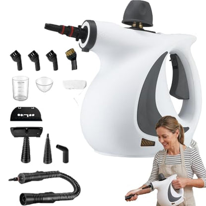 Steam Cleaner, Vaporesso Pro Steam Cleaner, Portable Steam Cleaner with 12PCS Accessories, Multi-purpose Steamer for Home Use, Cleaning Floor, Kitchen