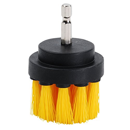 HIFROM Drill Brush - 2" 5" Power Drill Attachment Medium Stiffness Bristles Scrubbing Scrubber Cleaning Kit for Kitchen Cabinets Counters Linoleum Bathroom Shower Tile Porcelain