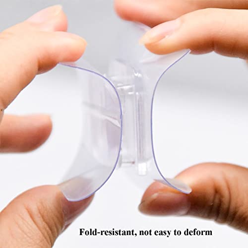 12 PCS Wall Mounted Replacement Sticky pads for Kitchen Bathroom Shower Caddy Organizer Rack Holder Nail Free Adhesive Hooks (Concave Shape) - color: Concave Shape