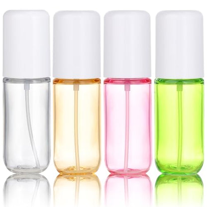 Small Spray Bottles 4 Pack1.35oz Fine Mist TSA Travel Size Toiletries Spray | 40ml Empty Mini Spray Bottles Refillable Plastic Travel Bottle Set for Hair, Face Toner, Plants, Cleaning