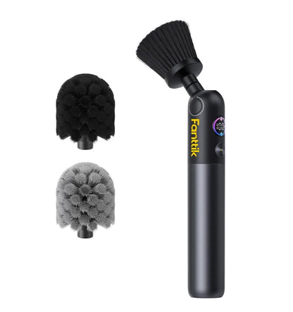Fanttik Flip G10 Nano AutoCare Cordless Electric Scrubber & 2 PCS Replacement Brush Heads