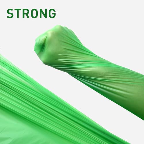 Compostable Trash Bags 23 gallon Large Garbage Bags,20 Count, Fits13-25 gallon trash can, Extra Strong and Durable,Compostable Lawn & Leaf Yard Waste bags,ASTM D6400,Bpi &OK compost HOME certified - color: 23G-20count