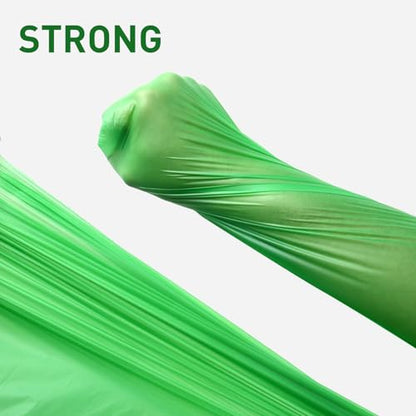 Compostable Trash Bags 23 gallon Large Garbage Bags,20 Count, Fits13-25 gallon trash can, Extra Strong and Durable,Compostable Lawn & Leaf Yard Waste bags,ASTM D6400,Bpi &OK compost HOME certified - color: 23G-20count