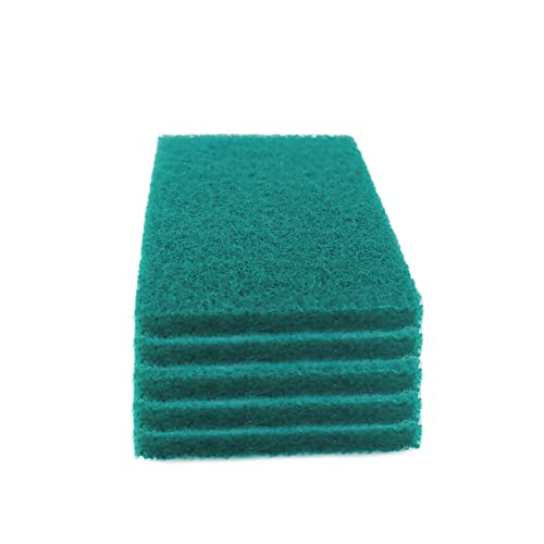 Heavy Duty Scour Pads, Non-Scratch Scrub Sponges, ULIFESTAR 5PCS Dish Scrubber Scouring Pads, Dual-Sided Reusable Household Scrub Pads for Dishes,Dish Cleaning Tool,Kitchen Scrubbers & Metal Grills - size: 150*230mm/5.9*9.06''180-240grits
