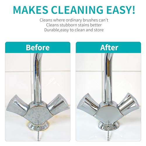 Hard Bristle Crevice Cleaning Brush (3 Pcs)