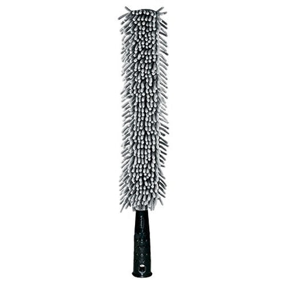 Libman Commercial 585 Flexible Microfiber Duster, Polypropylene Handle, 24" x 3" Head, Screw-On or Handheld (Pack of 6), Black