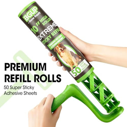 10 Inch Lint Roller Refills, 4 Rolls 200 Sheets Large Lint Rollers for Pet Hair Extra Sticky, Easily Remove Carpets, Clothes, Couch and Curtains Dust (Not Include Lint Roller Handle) - color: 4 Rolls 200 Sheets