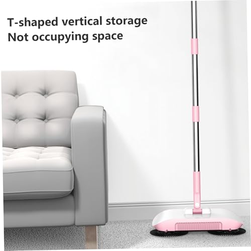 Hand Push Sweeper Manual Vacuum Sweeper 2 in 1 Hand Push 180 Degree Rotating Sweeping Mop Crumb Vacuum Cleaner Home Cleaning Tool for Sweeping Style2 - color: Style2