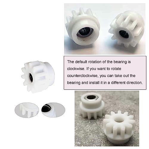 2 Pack Microfiber Spin Mop Bucket Pedal One Way Clutch Bearing Replacement Sprocket Spinning Gear Bearings Parts for Oceda Vilida EasyWring Easy Mop Bucket Floor Cleaning System - style: One-Way Transmission Spin Gear