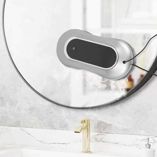 Window Cleaner Robot, Smart Glass Cleaning Robot with Dual Spray, 3200Pa Suction Protection, Remote Control Window Washing Robot for Home Office