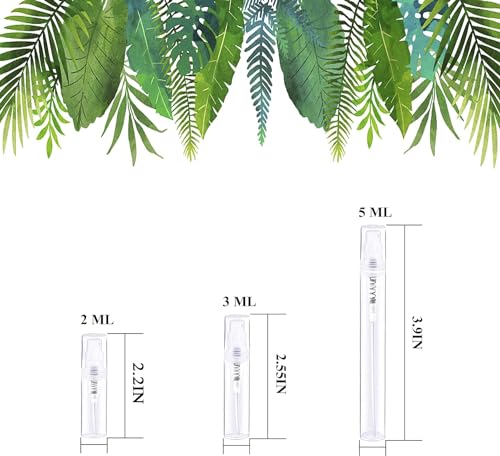 Mini Spray Bottle, Clear Plastic Empty Sample Containers, Fine Mist Perfume Travel Refillable Spray Bottle Perfume Atomizer Small Portable Bottle for Cleaning, Essential Oils 120Pcs 3ml - style: 120PCS,3ML