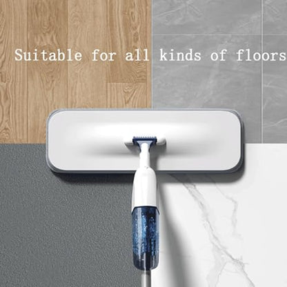 mop Spray Wet Mops for Floors Microfiber Dust Dry Mop with 2 Microfiber Washable Pads Hard Wood Floor Mop for Commercial Home mops - size: 38cm