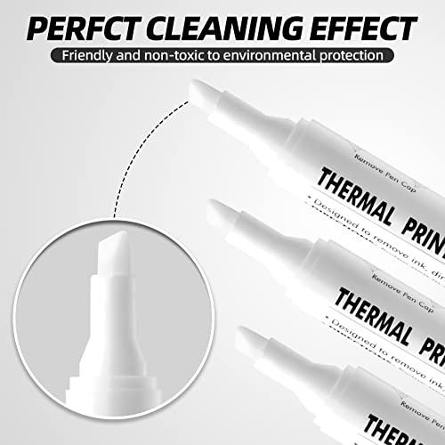 Thermal Printer Cleaning Pen,Printer Printhead Cleaning Pen for Card Printer,Label Bar Code Printer Cleaning Pen, IPA Reuse Clean Pen Card Printer Cleaning Kit (10PCS) - size: 10PCS
