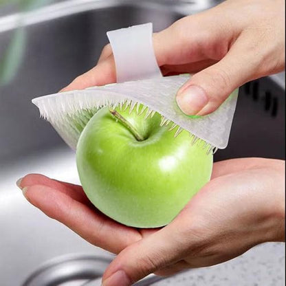 AIIONP 5 PCS Vegetable Cleaning Brushes, Upgrade Flexible Vegetable Brush Scrubber for Food, Multi-Usages Fruit and Veggie Scrubber Potato Mushroom Carrots Cleaner Scrubber Brush Kitchen Gadgets (5)