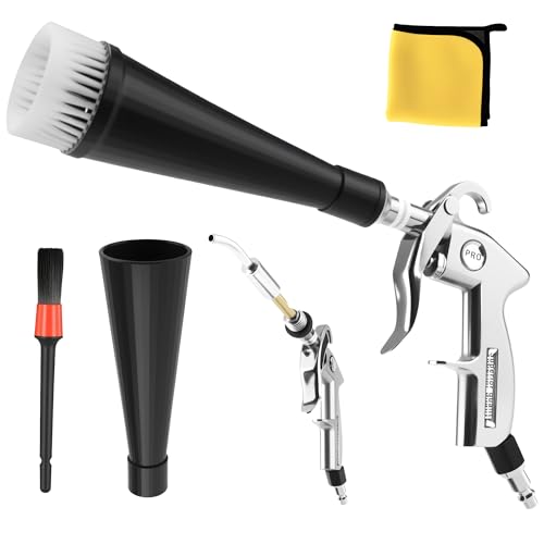 GOCCIDA Air Blower Gun Interior Car Detailing Tools for Car Dry Cleaning with Nozzle and Dusting Brush (HCL-15-1) - style: HCL-15-1