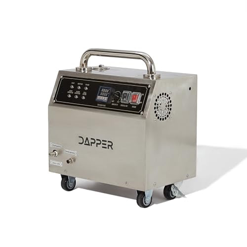 Dapper Supply Commercial Steam Cleaner, 230°F High-Temperature Steam, 58-102 PSI Adjustable Pressure, 1 Gallon Water Tank, Fast Heat-Up, for Auto Detailing, Tile, Grout, Kitchens & More - size: 1 Gal