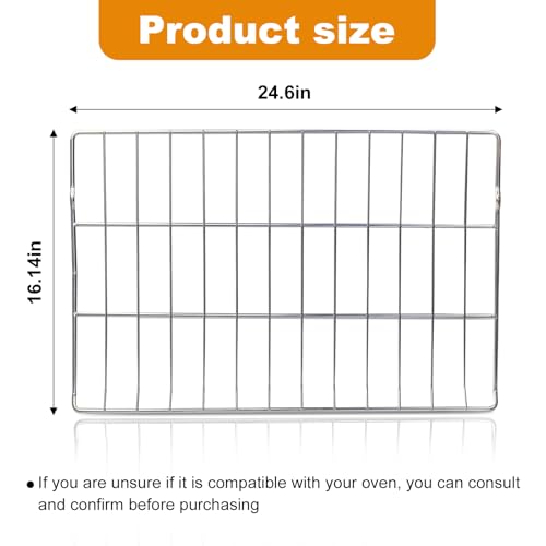 MHL63411403 Oven Rack Replacement – 24 .6 x 16.14 Inch Stove Shelf for LG Ovens, Replaces MHL63531403, MHL63411401, MHL62112101
