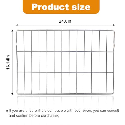 MHL63411403 Oven Rack Replacement – 24 .6 x 16.14 Inch Stove Shelf for LG Ovens, Replaces MHL63531403, MHL63411401, MHL62112101