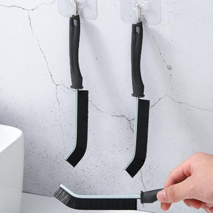 Stiff Bristle Crevice Cleaning Brush, New Multifunctional Crevice Cleaning Brush, Household Cleaning Tools, Home, Kitchen, Bathroom, Window, Vehicle, Faucet, Toilet, Pack of 10