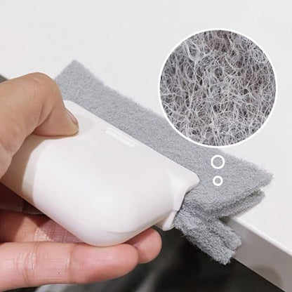Window Groove Brush, Small Brush for Narrow Spaces with, Easily Sweeps Away and Dust for Window Tracks Sills Door Gaps