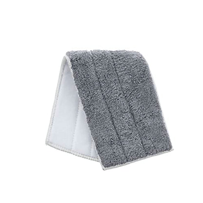 Superio Microfiber Dusting Pads, Refill for Miracle Mop Pad, Microfiber Mop Replacement Head with Velcro, 16 Inch Mop Refill for Flat, Spray Mop Set - Grey - size: Dusting Pad