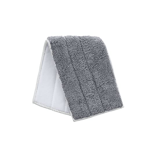 Superio Microfiber Dusting Pads, Refill for Miracle Mop Pad, Microfiber Mop Replacement Head with Velcro, 16 Inch Mop Refill for Flat, Spray Mop Set - Grey - size: Dusting Pad