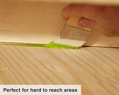 Zibra Palm Pro, Angled Paint Brush with Short Handle for Walls and Trim, 2-inch, Pro Grade for All Paints and Stains - style: Walls and Trim