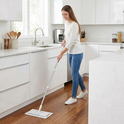 Disposable Dry Sweeping Cloths for KZKR Push Clamp Mop，Compatible with Swiffer Sweeper – 60 Count, 8.6" x 11.8" Refill Pads for Floor Mopping, Dusting & Daily Cleaning (Mop Not Included) - size: 8" x 12" Dry Sweeping Cloths
