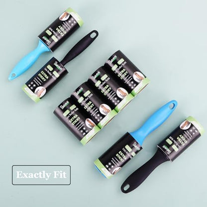 4 inch Lint Roller Refills for Evercare PetLovers Fedicelly Albatross and More Lint Rollers, Extra Sticky 90 Sheets per Refill, Pack of 4 Rolls, 360 Sheets Total (1 1/2 inch Inside Diameter) - size: Inside Dia. 1 1/2 inch