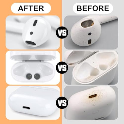 MOLOPPO Cleaning Putty, Phone Cleaning Kit, Remove Ear Wax&Dirt&Gunk from Device's Small Crevices, for AirPod Cleaner Kit for Airpods Charging Case/Headphones/Phone/Electronics（White） - color: B1-White