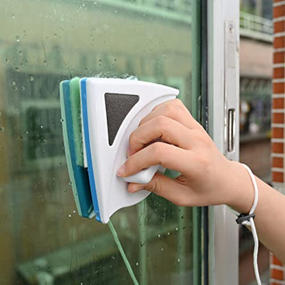 Window Cleaner Magnetic, Double Side Magnetic Wash Window Wiper Household Magnetic Window Cleaning Brush Glass Cleaner Tool for Double Glazed Window - color: 3~8mm
