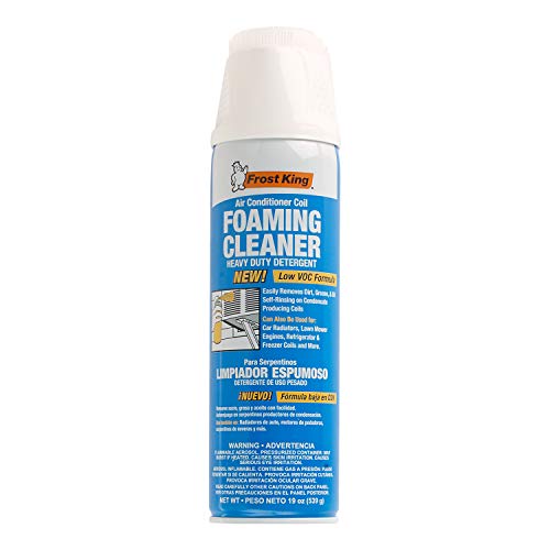 Frost King ACF19 Foam Coil Cleaner, 1.18 Pound (Pack of 1), 19 Ounce - size: 19 Ounce (Pack of 1)