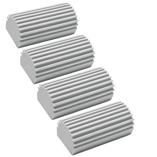 Damp Clean Duster Sponge 4 Pack Household Cleaning Sponges Reusable Dusting Sponge for Brushing Blind Glass Vents Window Mirrors Baseboards - color: Gray, size: 4 Pack