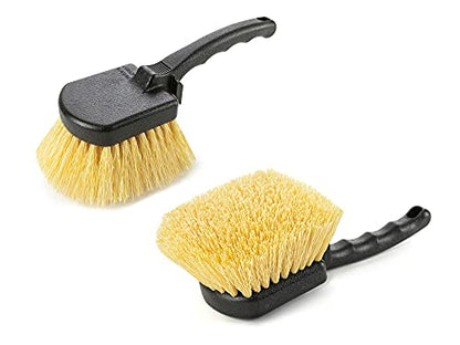 Harper 37518700 All-Purpose Scrubbing & Squeegee Brush Set with 10 in. Wash Brush with Flow-Through Handle, 24 in. Floor Squeegee, 10 in. Deck Brush and 8 in. Handheld Scrub Brush - style: All-Purpose Scrubbing Cleaning Set