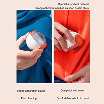 SYH&AQYE Washable Reusable Lint Roller Ball, Washable Lint Remover, Sticky Portable Dog Cat Pet Hair Remover Tool for Clothing, Furniture, Carpets, Beds, Sofas, and More